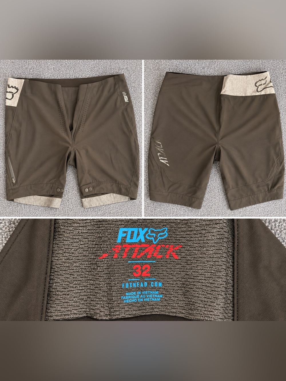 Fox Attack Men's Blazer with Blue and Red Logo